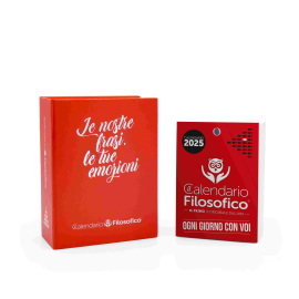Ricarica Calendario Filosofico 10x14 cm + Cofanetto Le Nostre Frasi Le Tue Emozioni
