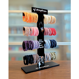 Espositore Velvet 80 Bracciali Per Capelli Bettyloops In Velluto